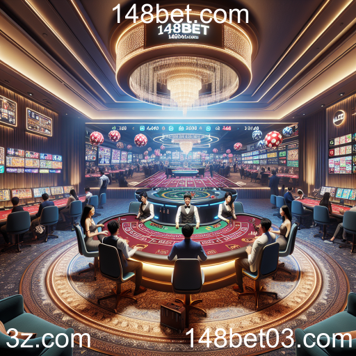 Experiência Imersiva no Cassino Ao Vivo do 148bet.com